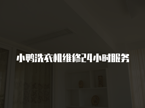 小鴨洗衣機維修24小時服務