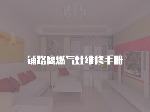 鋪路鷹燃?xì)庠罹S修手冊(cè)