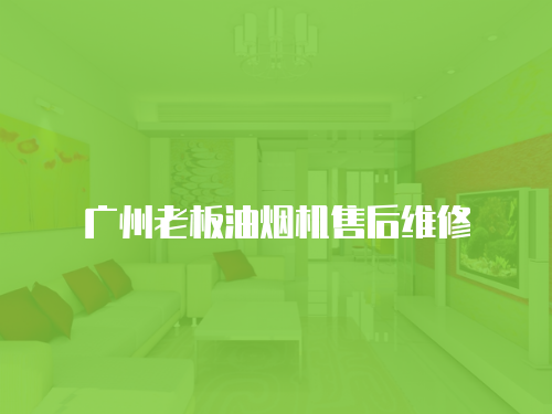廣州老板油煙機售后維修