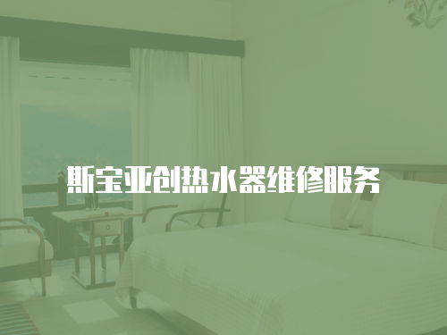 斯寶亞創熱水器維修服務