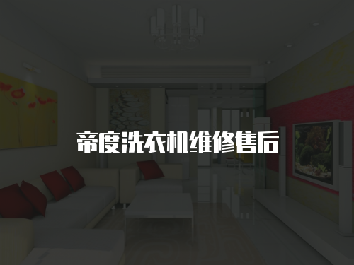 帝度洗衣機維修售后