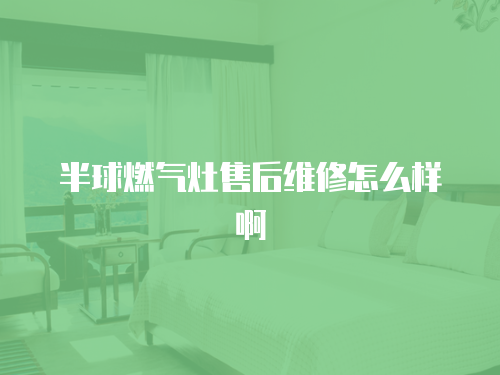 半球燃氣灶售后維修怎么樣啊