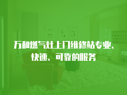 萬和燃氣灶上門維修站專業、快速、可靠的服務