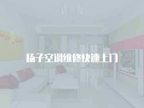 揚(yáng)子空調(diào)維修快速上門