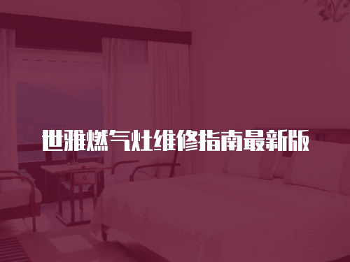 世雅燃氣灶維修指南最新版