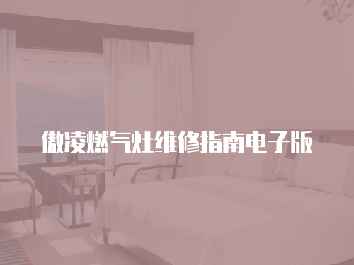 傲凌燃氣灶維修指南電子版