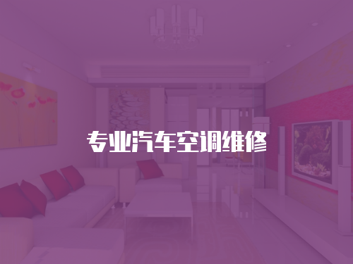 專業汽車空調維修