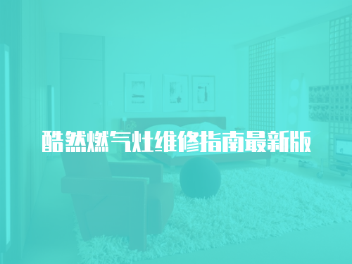 酷然燃?xì)庠罹S修指南最新版
