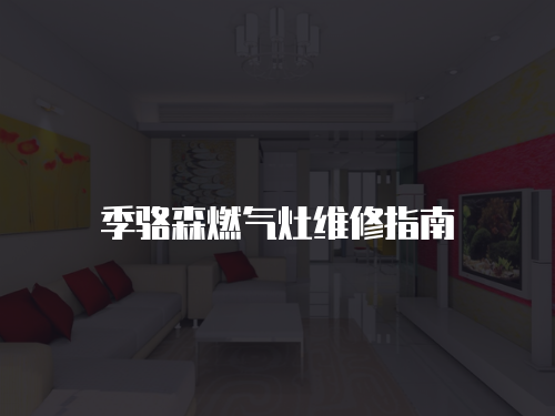 季駱森燃?xì)庠罹S修指南