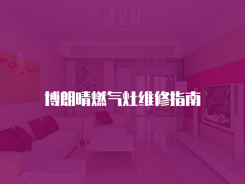 博朗晴燃氣灶維修指南