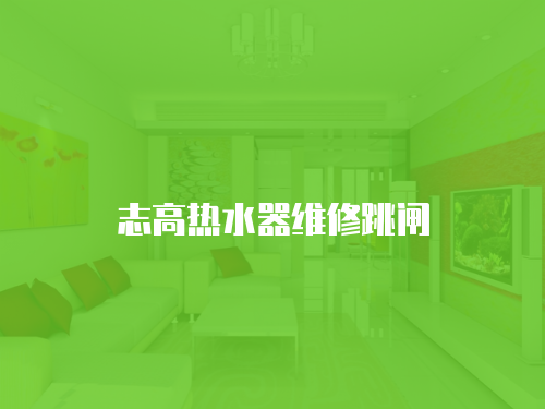 志高熱水器維修跳閘