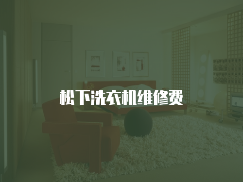 松下洗衣機(jī)維修費(fèi)