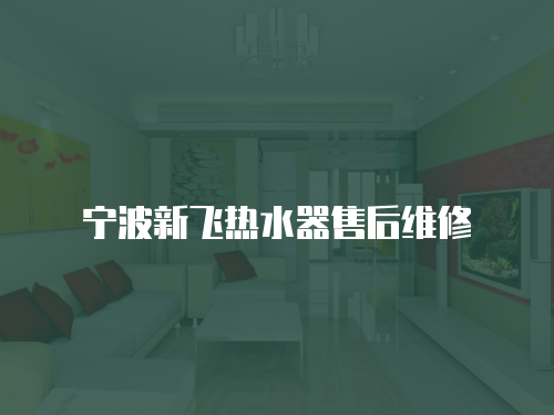 寧波新飛熱水器售后維修