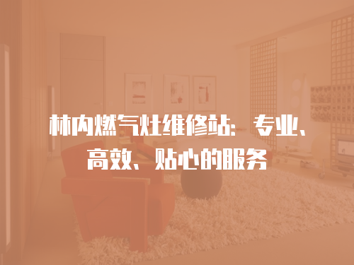 林內燃氣灶維修站：專業、高效、貼心的服務