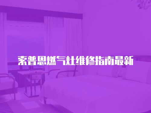 索普恩燃氣灶維修指南最新