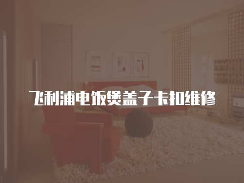 飛利浦電飯煲蓋子卡扣維修