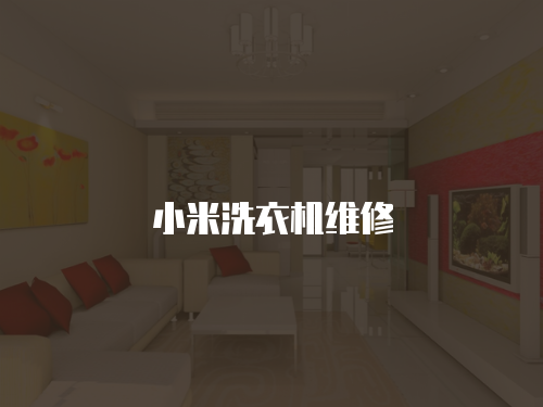 小米洗衣機維修