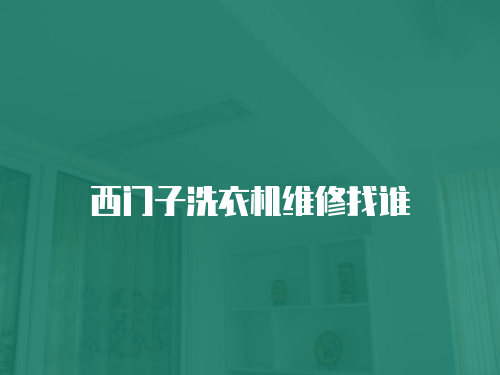 西門子洗衣機維修找誰