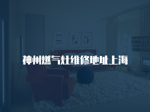 神州燃氣灶維修地址上海