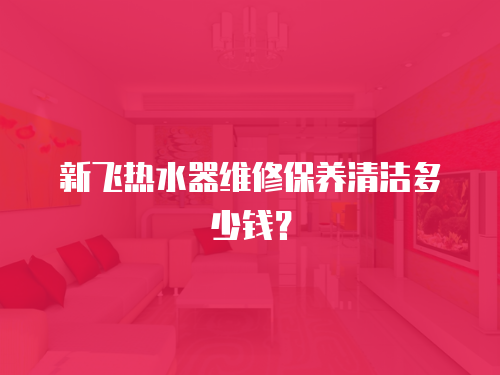 新飛熱水器維修保養(yǎng)清潔多少錢？