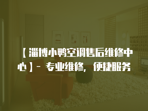 【淄博小鴨空調(diào)售后維修中心】- 專業(yè)維修，便捷服務(wù)