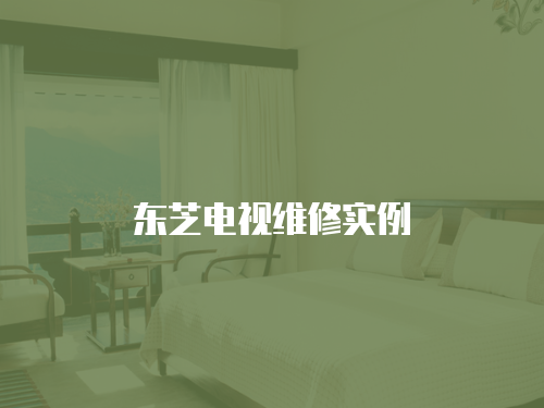 東芝電視維修實(shí)例