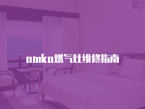 amka燃?xì)庠罹S修指南