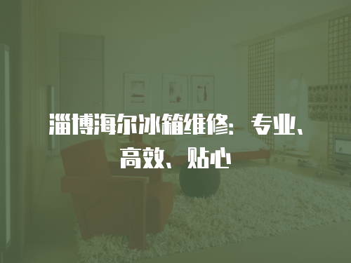 淄博海爾冰箱維修：專業(yè)、高效、貼心