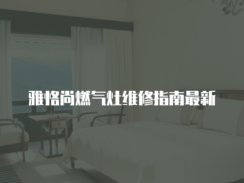 雅恪尚燃?xì)庠罹S修指南最新