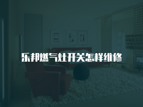 樂邦燃氣灶開關怎樣維修