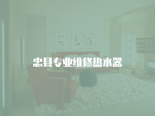 忠縣專業維修熱水器
