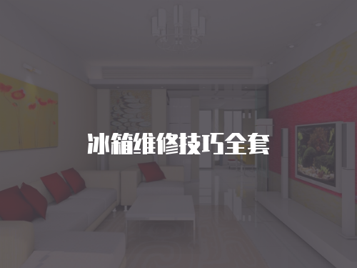 冰箱維修技巧全套