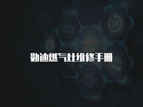 勛迪燃?xì)庠罹S修手冊(cè)