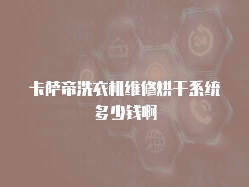 卡薩帝洗衣機(jī)維修烘干系統(tǒng)多少錢啊