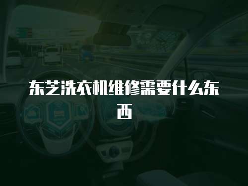 東芝洗衣機維修需要什么東西
