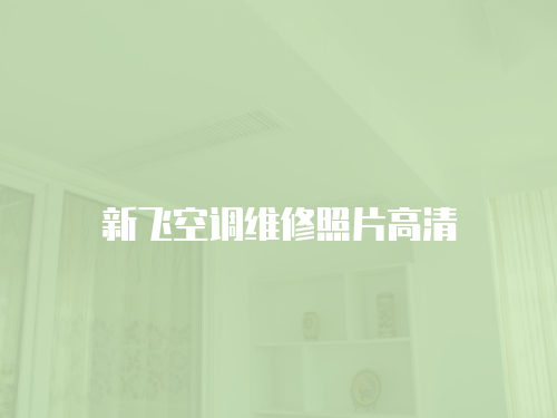 新飛空調(diào)維修照片高清