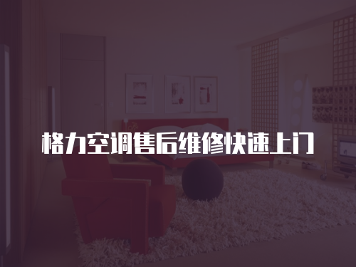 格力空調(diào)售后維修快速上門