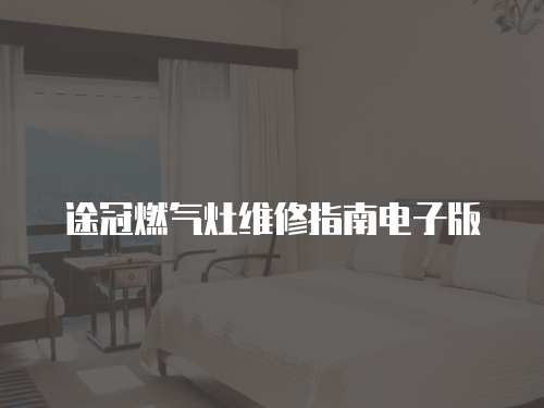 途冠燃?xì)庠罹S修指南電子版