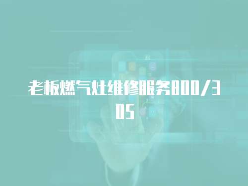 老板燃氣灶維修服務800/305