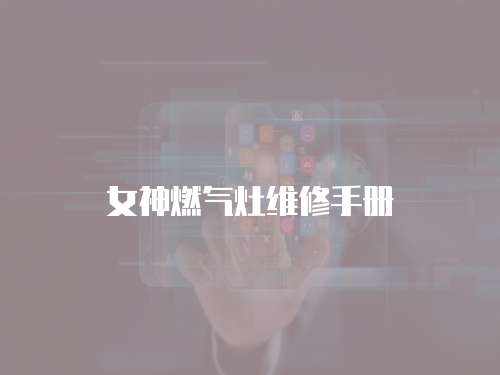 女神燃?xì)庠罹S修手冊(cè)
