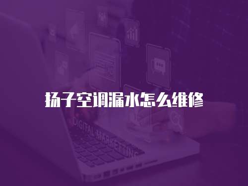 揚子空調漏水怎么維修