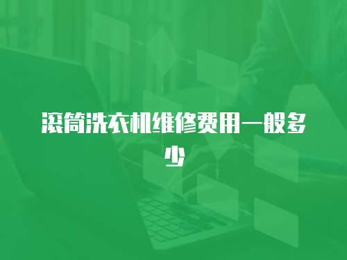 滾筒洗衣機維修費用一般多少