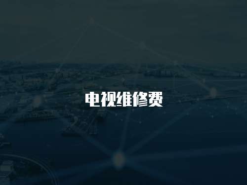 電視維修費