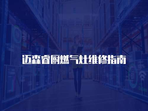 邁森睿廚燃氣灶維修指南