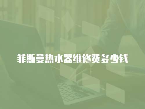 菲斯曼熱水器維修費多少錢
