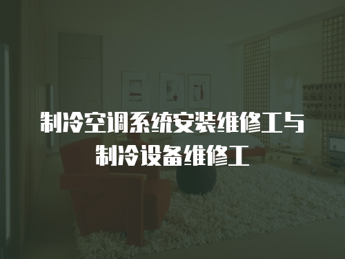 制冷空調(diào)系統(tǒng)安裝維修工與制冷設(shè)備維修工