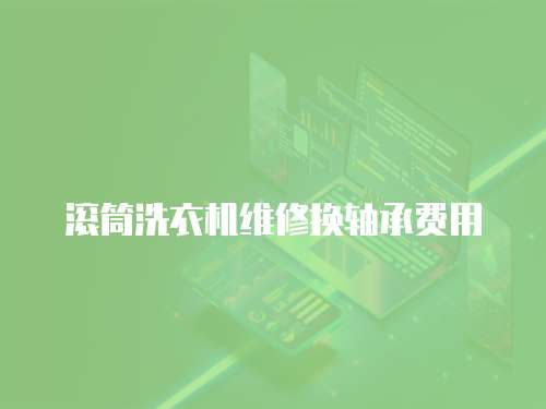滾筒洗衣機維修換軸承費用