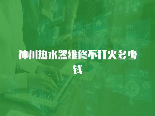 神州熱水器維修不打火多少錢