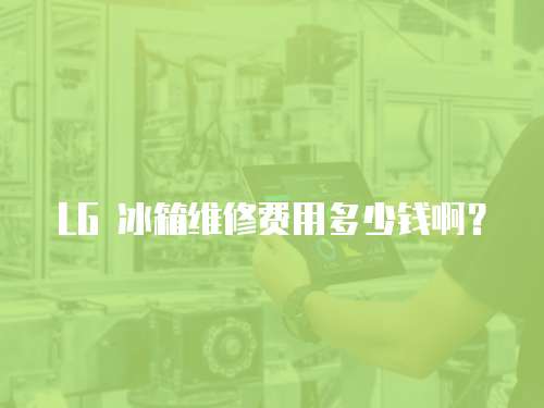 LG 冰箱維修費用多少錢啊？