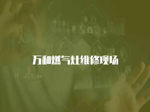 萬和燃氣灶維修現場